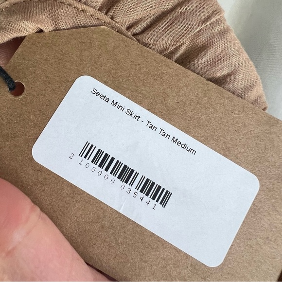 NWT Hope & May 2 Piece Gauzy Cotton Seeta Mini Skirt and Top Set Size M - Picture 10 of 11